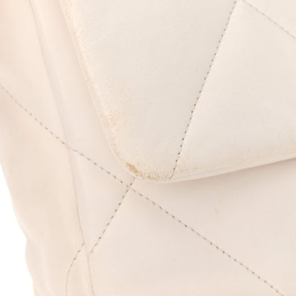Chanel Lambskin Quilted Medium Chanel 19 Flap White 11 of 12
