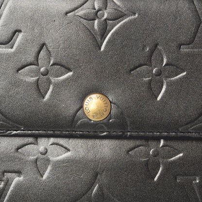 Louis Vuitton Mat Monogram Sarah Wallet Gris 7 of 14