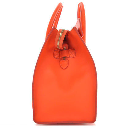 Celine Smooth Calfskin Mini Luggage Bright Orange 4 of 10