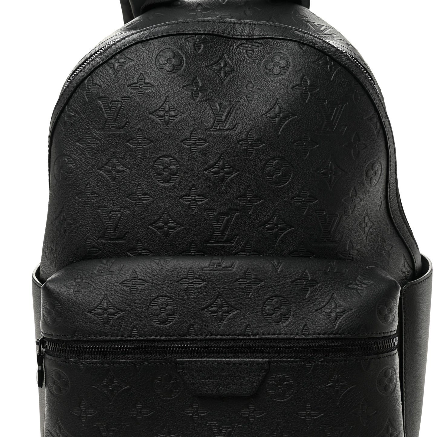 Calfskin Monogram Shadow Discovery Backpack  Black