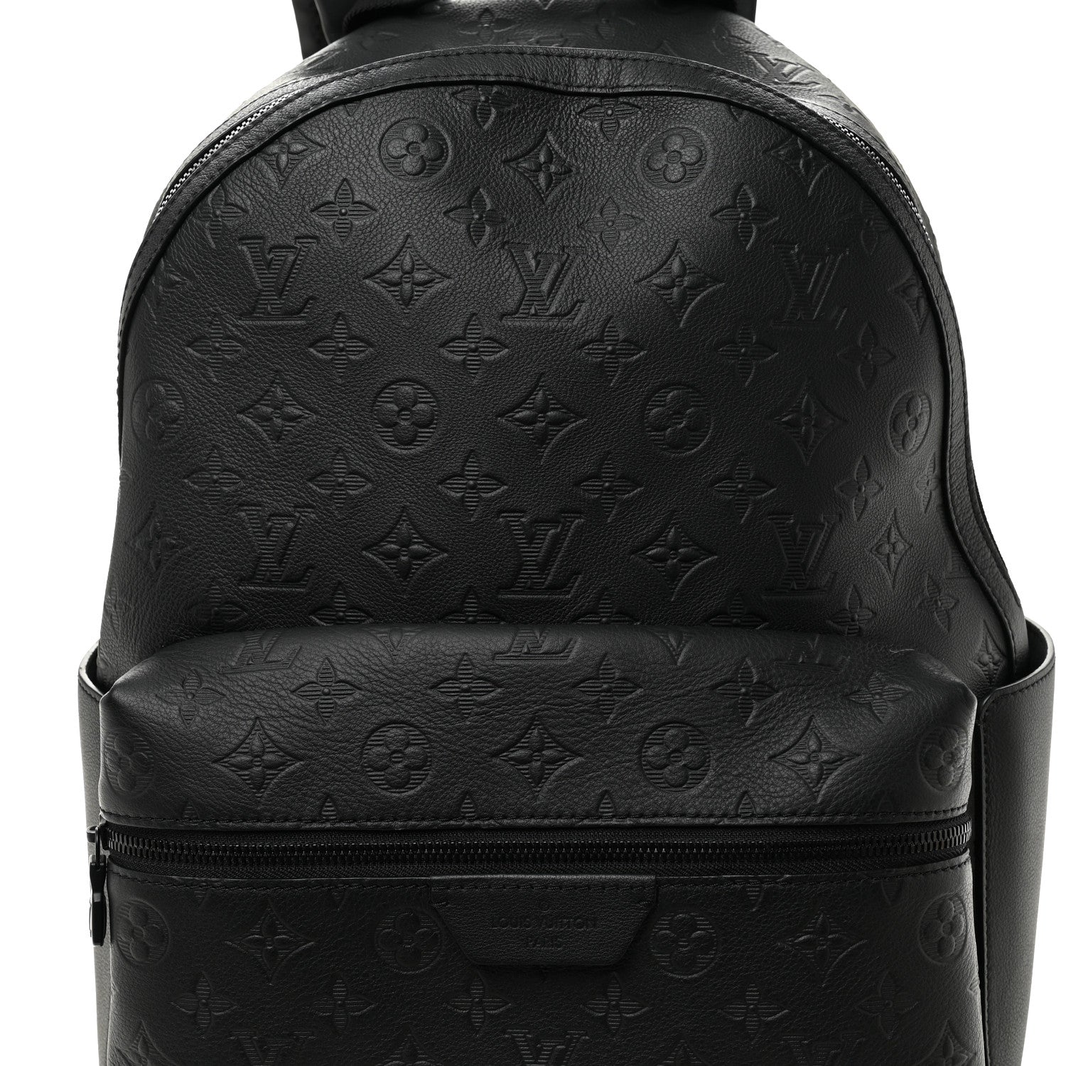 Louis Vuitton Calfskin Monogram Shadow Discovery Backpack  Black 7 of 9