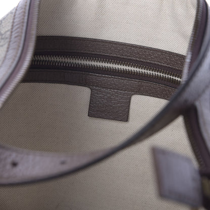 Gucci GG Supreme Monogram Web Ophidia Half Moon Hobo Brown 8 of 10