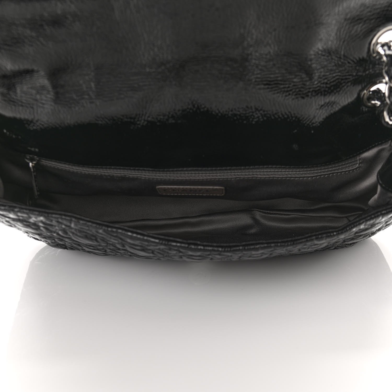 Chanel Vinyl Rock In Moscow Single Flap Black 5 of 10