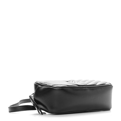 Saint Laurent Calfskin Matelasse Monogram Lou Belt Bag Black 4 of 9