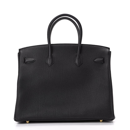 Hermes Togo Birkin 35 Black 3 of 35