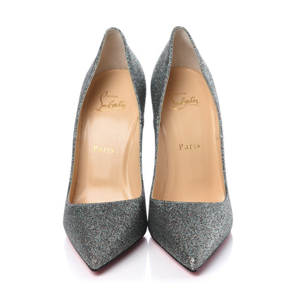 Christian Louboutin Mini Glitter So Kate 120 Pumps 38.5 Vosges 2 of 9