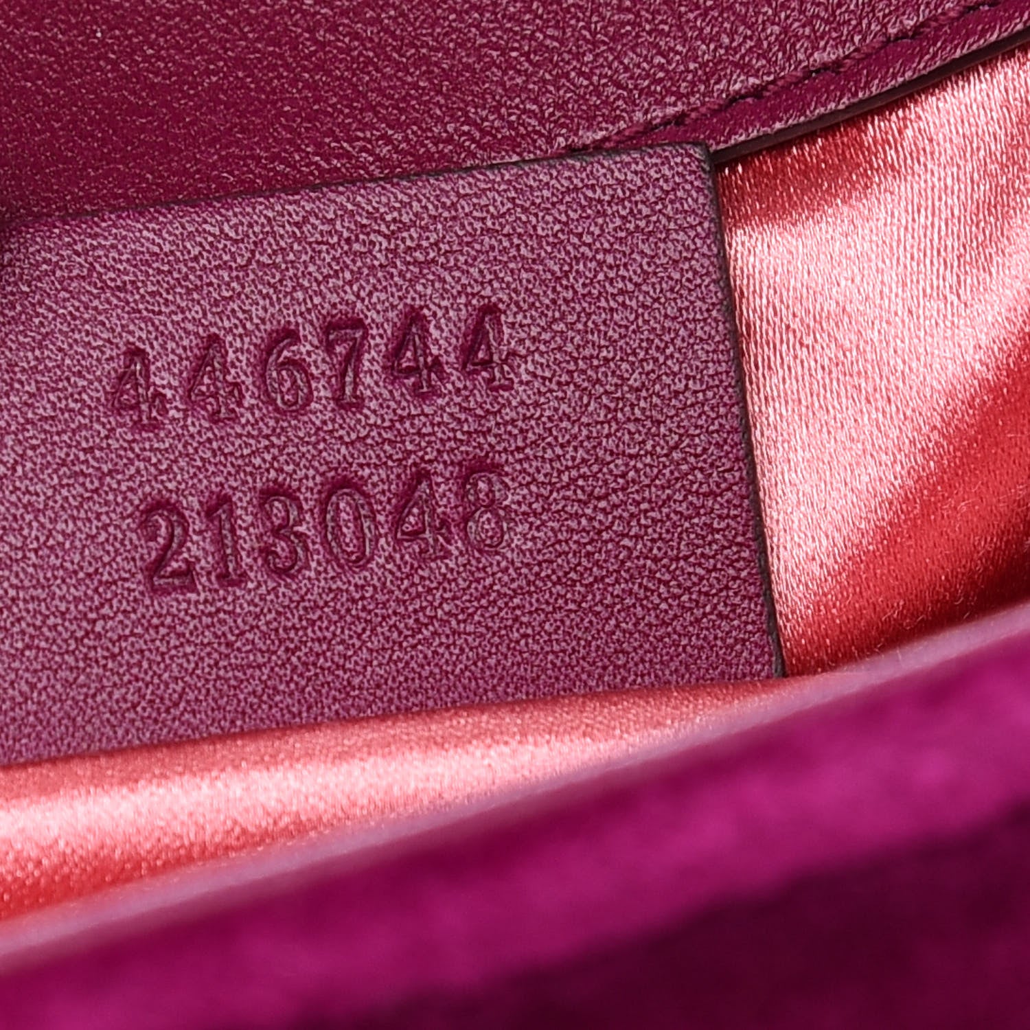 Gucci Velvet Matelasse Mini GG Marmont Shoulder Bag Fuchsia Violet Cyclamen 7 of 10
