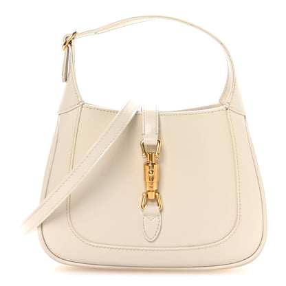 Gucci Boarded Dyana Lux Calfskin Mini Jackie 1961 Hobo Mystic White 1 of 11