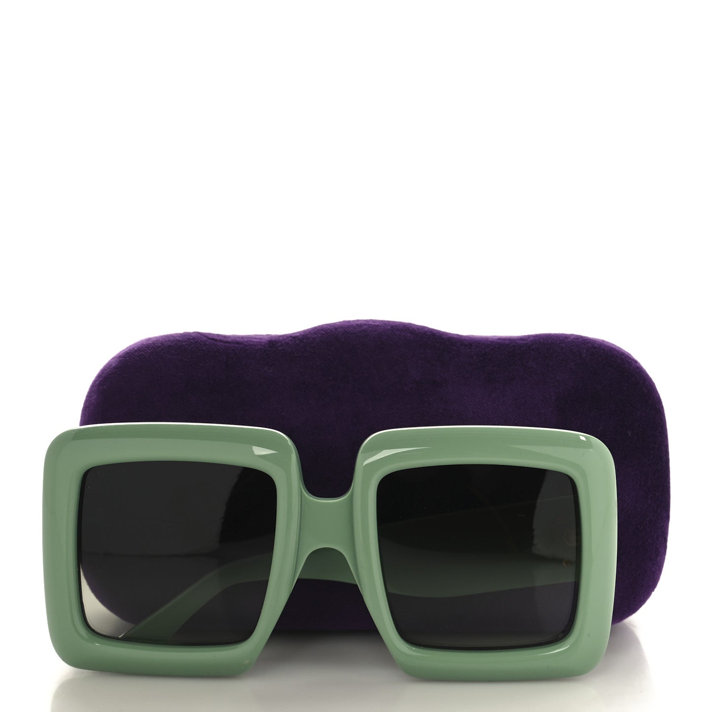 Oversized Square GG0783S Sunglasses Green