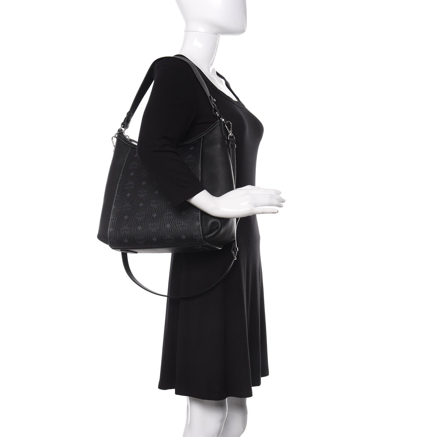 Visetos Medium Luisa Hobo Black