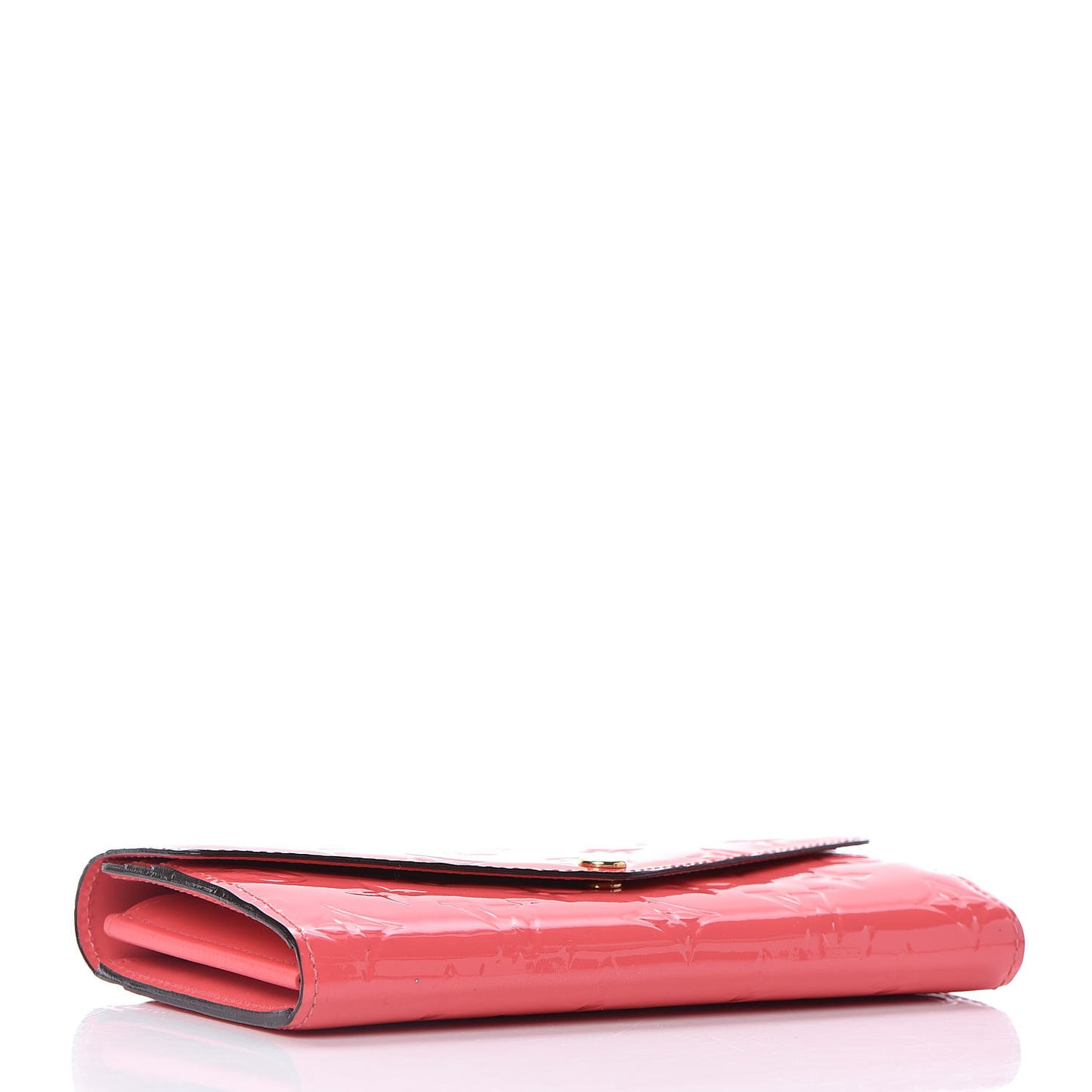 Vernis Sarah Wallet NM Rose Litchi