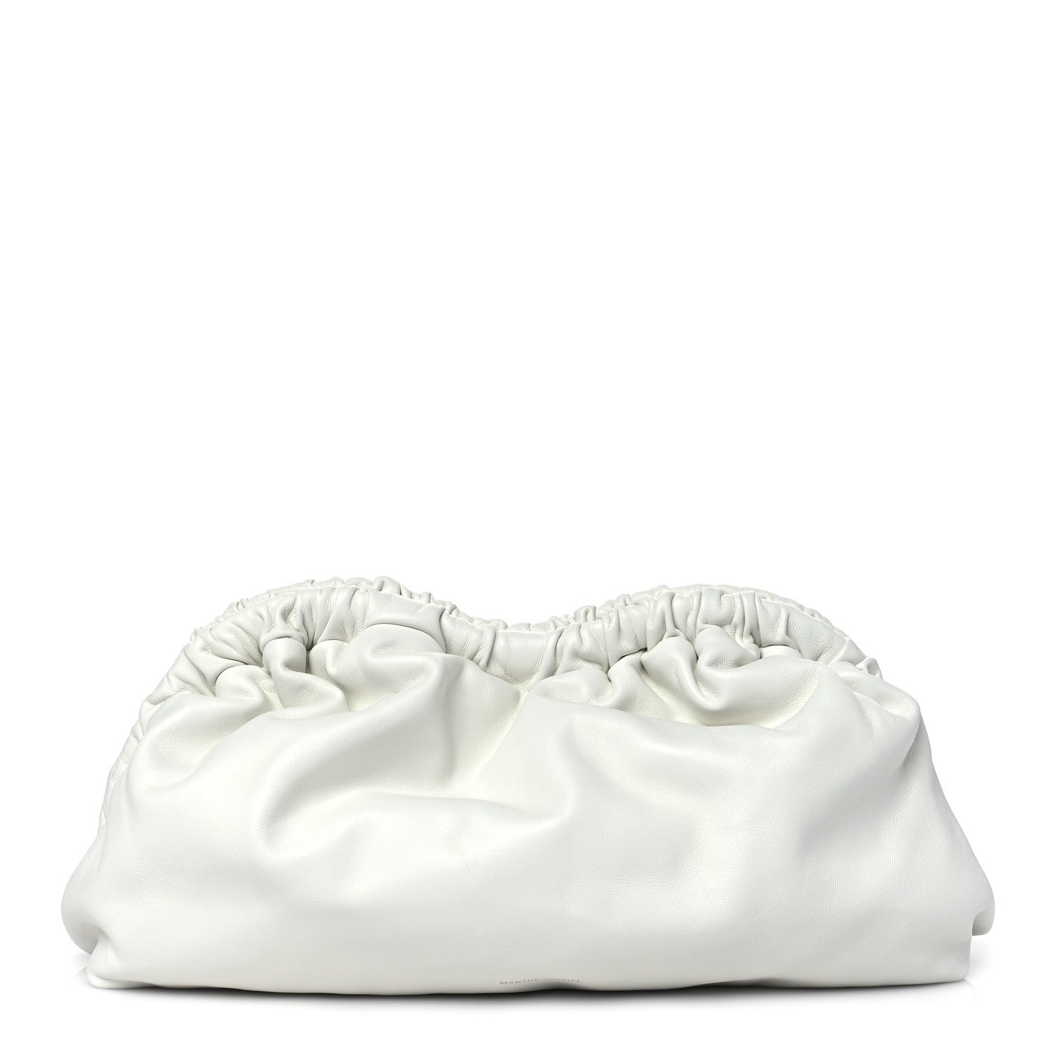 Mansur Gavriel Lambskin Cloud Clutch White 1 of 9