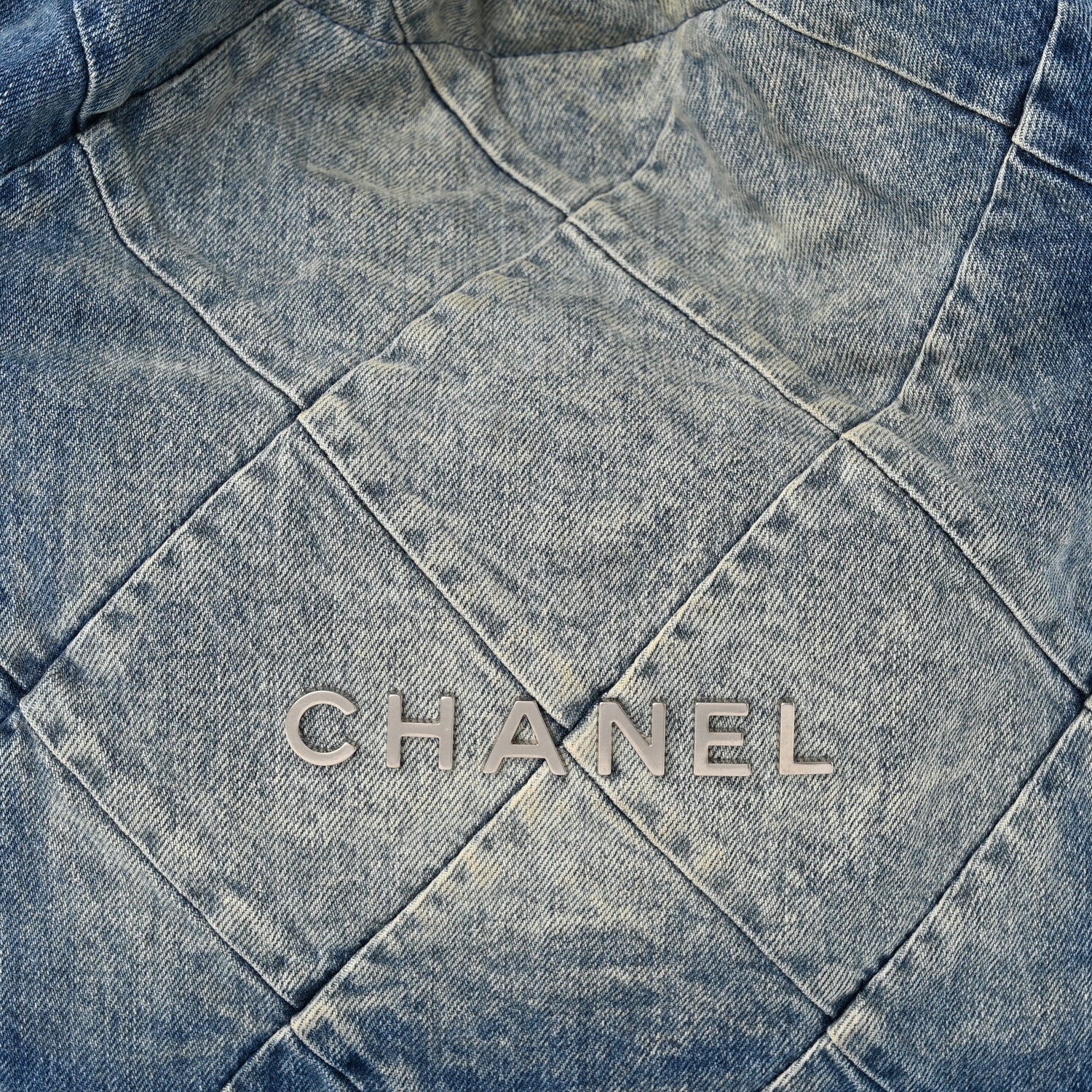 Chanel Denim Quilted Chanel 22 Blue 9 of 11