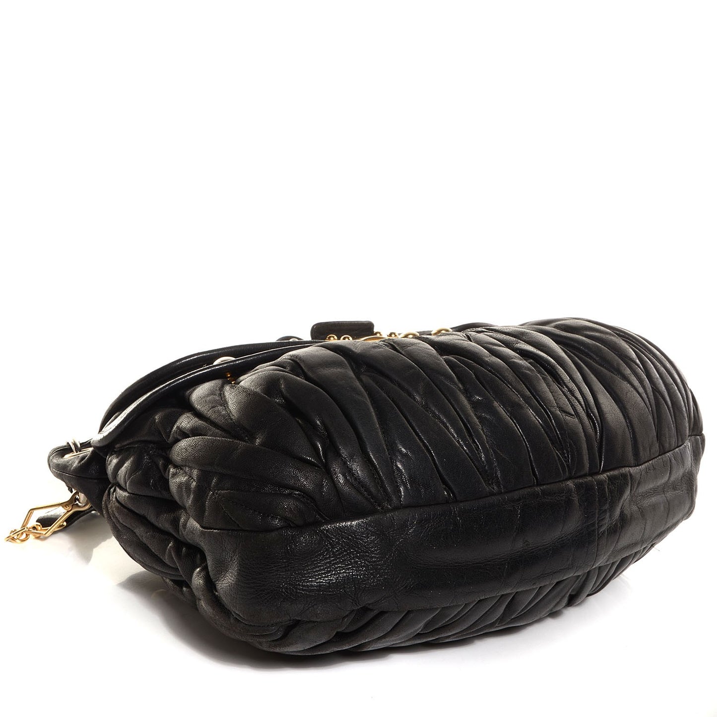 Nappa Matelasse Coffer Hobo Black