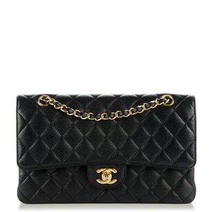 Chanel Caviar Quilted Medium Double Flap Black 1 of 9