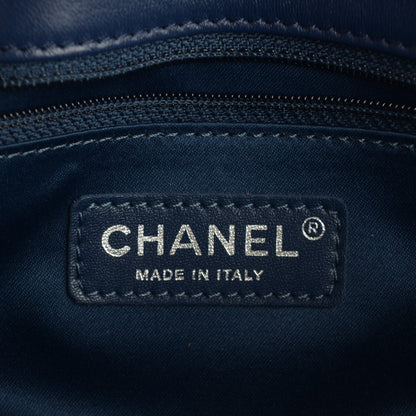 Chanel Lambskin Medium CC Crossing Flap Navy 7 of 8