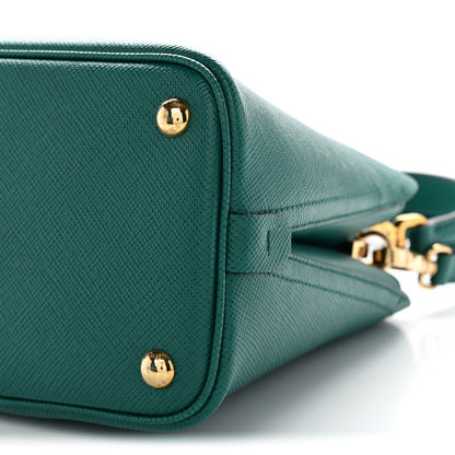 Prada Saffiano Cuir Small Matinee Tote Mango 9 of 9
