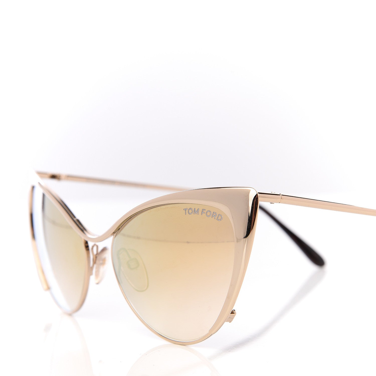 Tom Ford Nastasya Cat Eye Sunglasses TF304 Gold 7 of 8