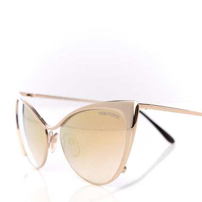 Tom Ford Nastasya Cat Eye Sunglasses TF304 Gold 7 of 8