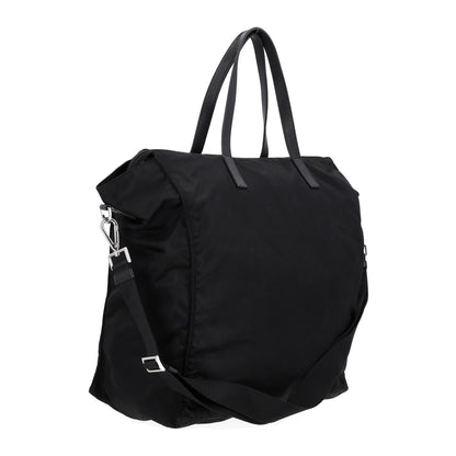 Prada Tessuto Nylon Vela Shopping Tote Black 3 of 10