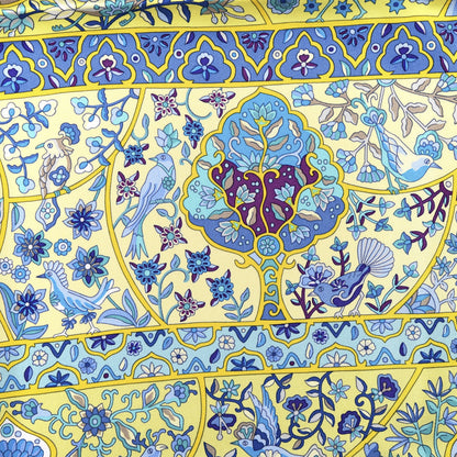 Hermes Silk Au Pays Des Oiseaux Fleurs Scarf 90 3 of 4