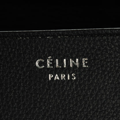 Celine Drummed Calfskin Mini Luggage Black 9 of 9