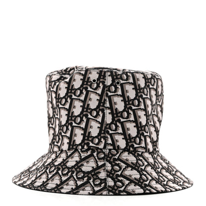 Christian Dior Oblique Reversible Teddy-D Brim Bucket Hat 58 Black 11 of 16
