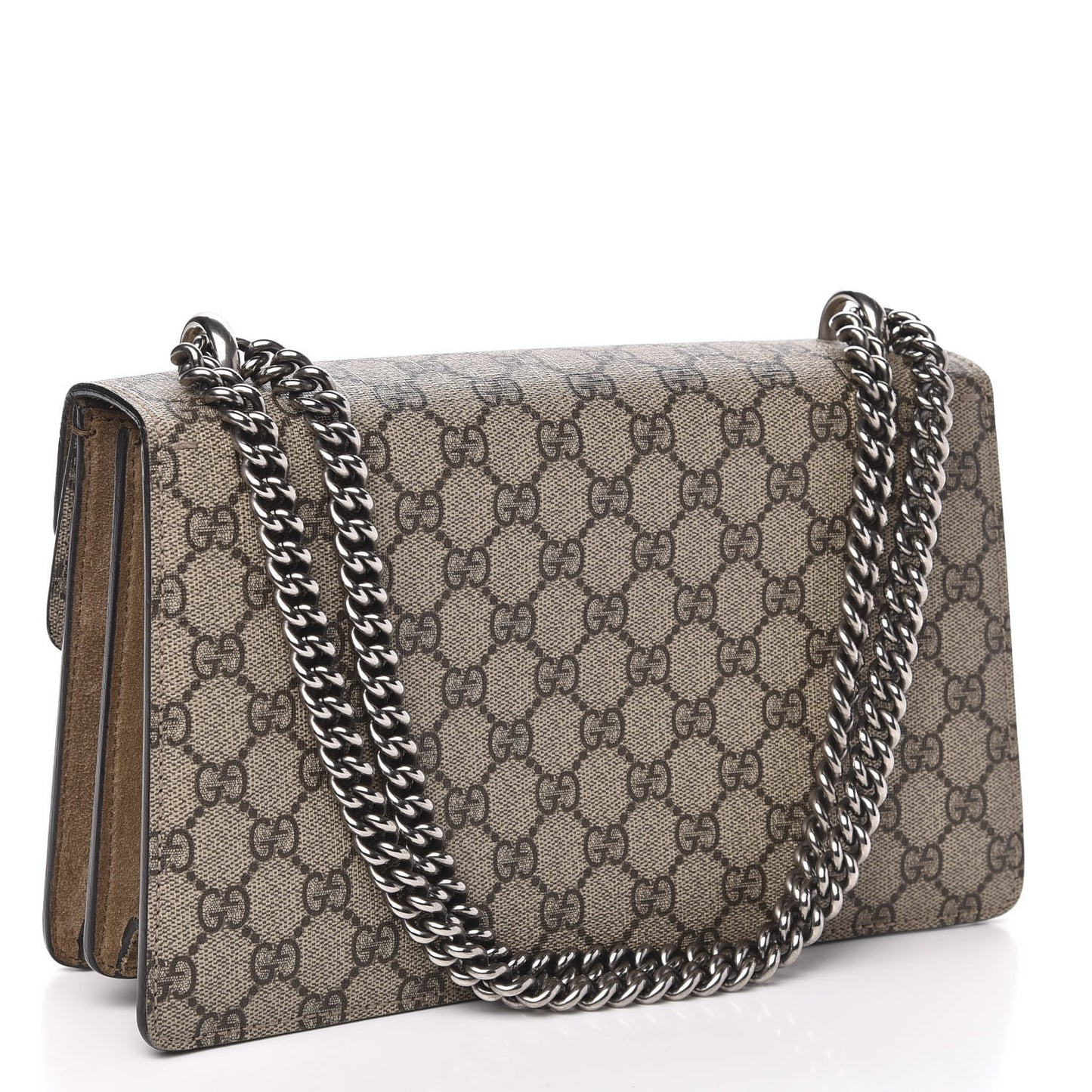 GG Supreme Monogram Small Dionysus Shoulder Bag Taupe