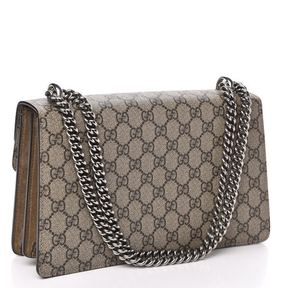 Gucci GG Supreme Monogram Small Dionysus Shoulder Bag Taupe 3 of 15