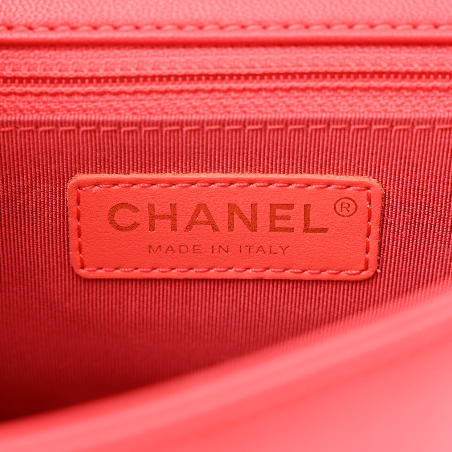 Lambskin Quilted Studded Beauty Begins Bag Fuchsia