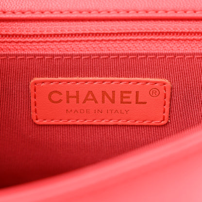 Chanel Lambskin Quilted Studded Beauty Begins Bag Fuchsia 6 of 10