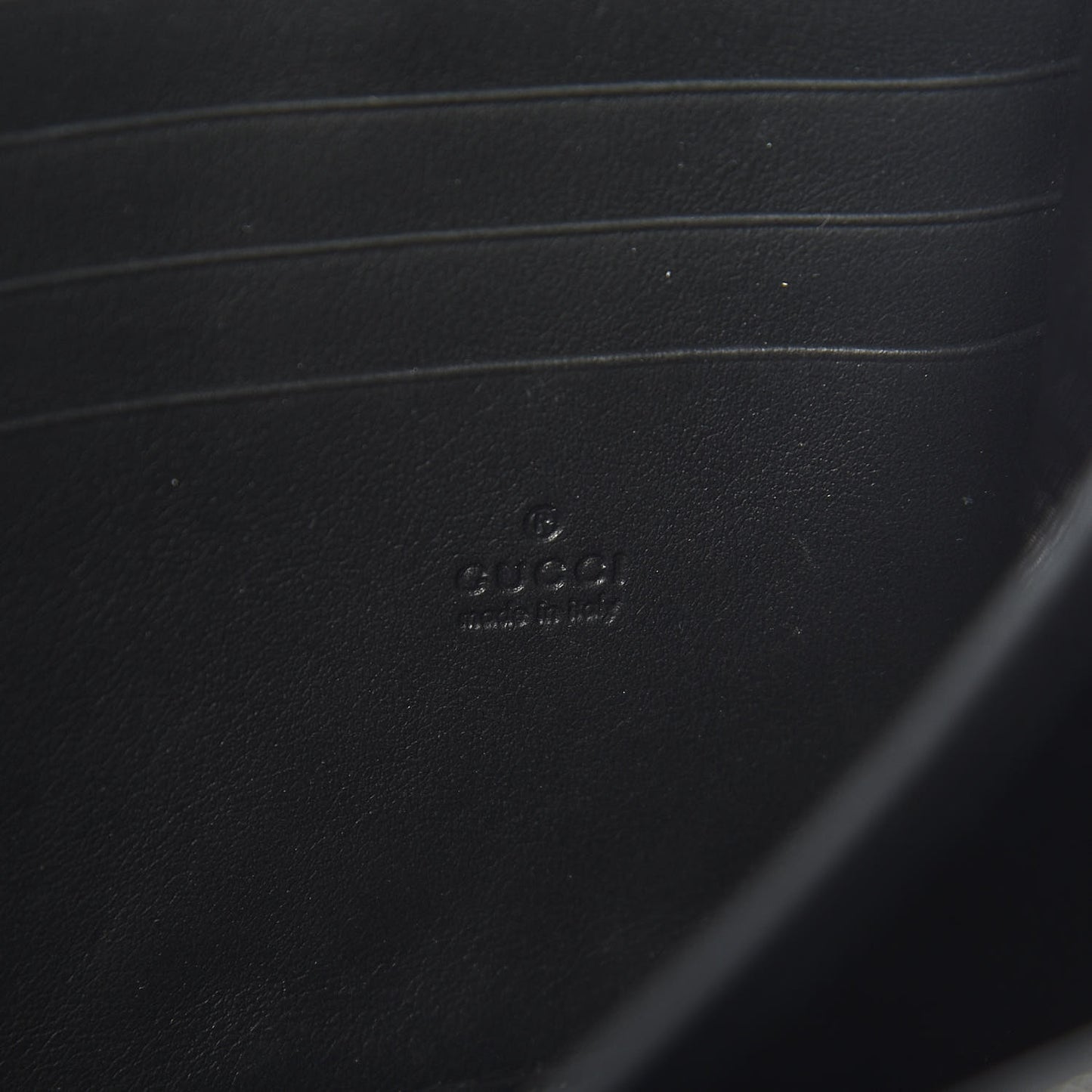 Suede Mini Dionysus Chain Wallet Black