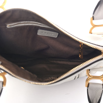 Chloe Calfskin Medium Marcie Satchel Dove 4 of 4