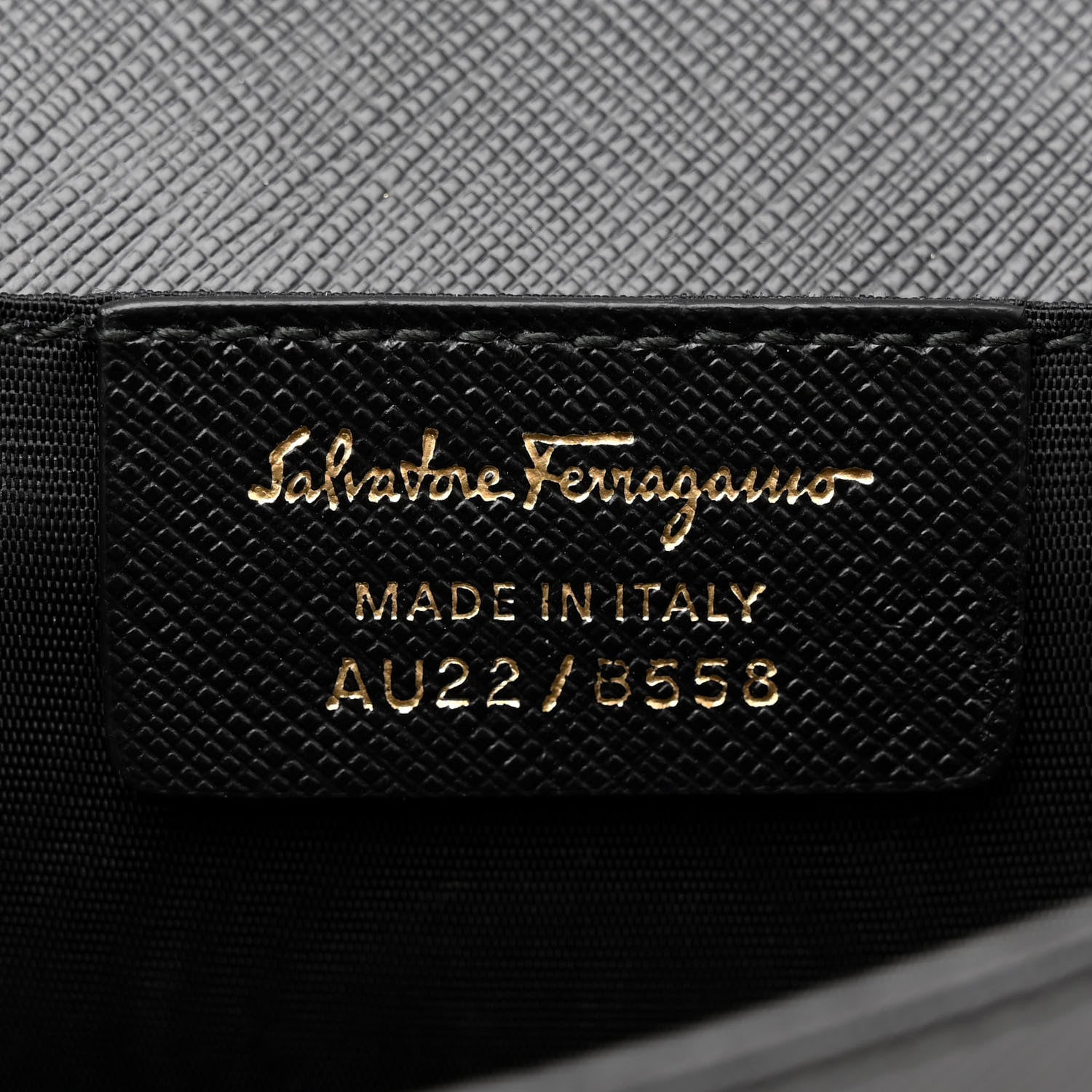 Salvatore Ferragamo Hammered Calfskin Mini Miss Vara Bow Chain Bag Black 6 of 10