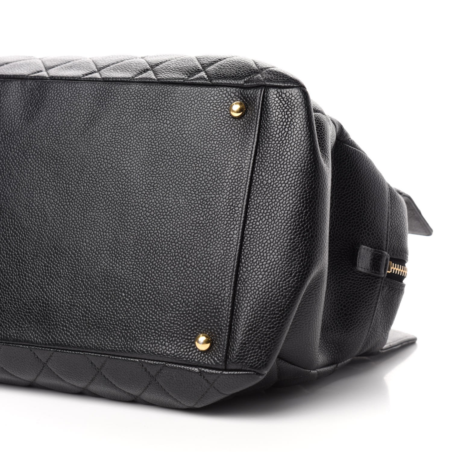 Chanel Caviar Quilted Grand Timeless Tote GTT Black 7 of 10