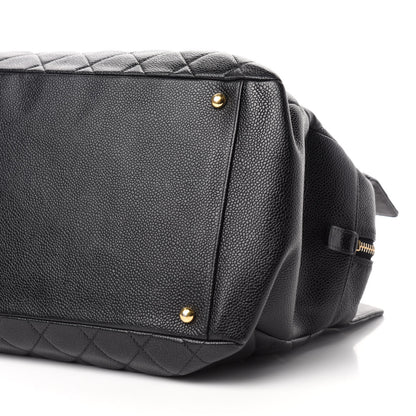 Chanel Caviar Quilted Grand Timeless Tote GTT Black 7 of 10