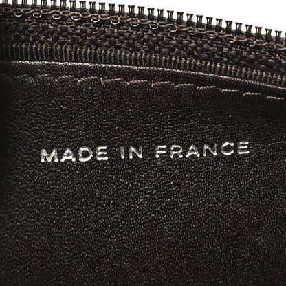 Chanel Patent Quilted Wallet On Chain WOC Dark Brown 7 of 12