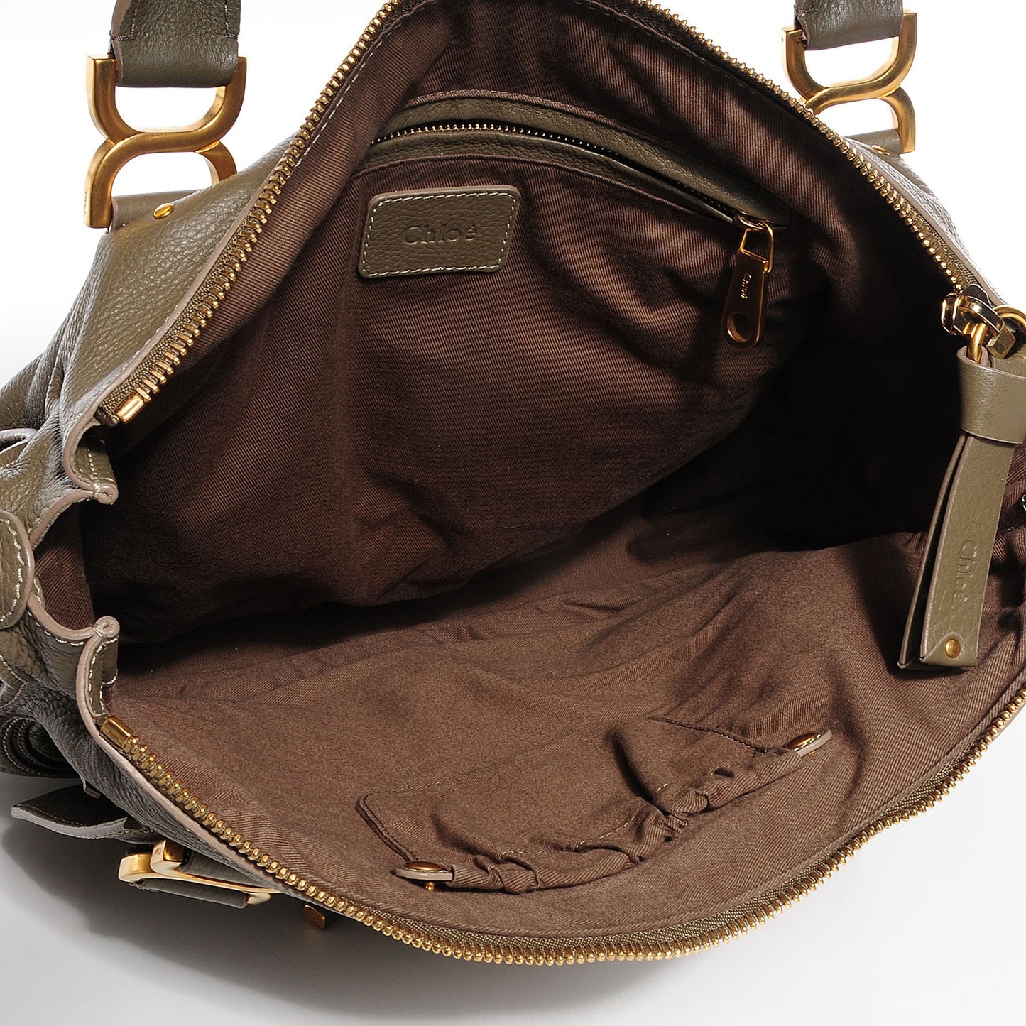Calfskin Large Marcie Satchel Clover
