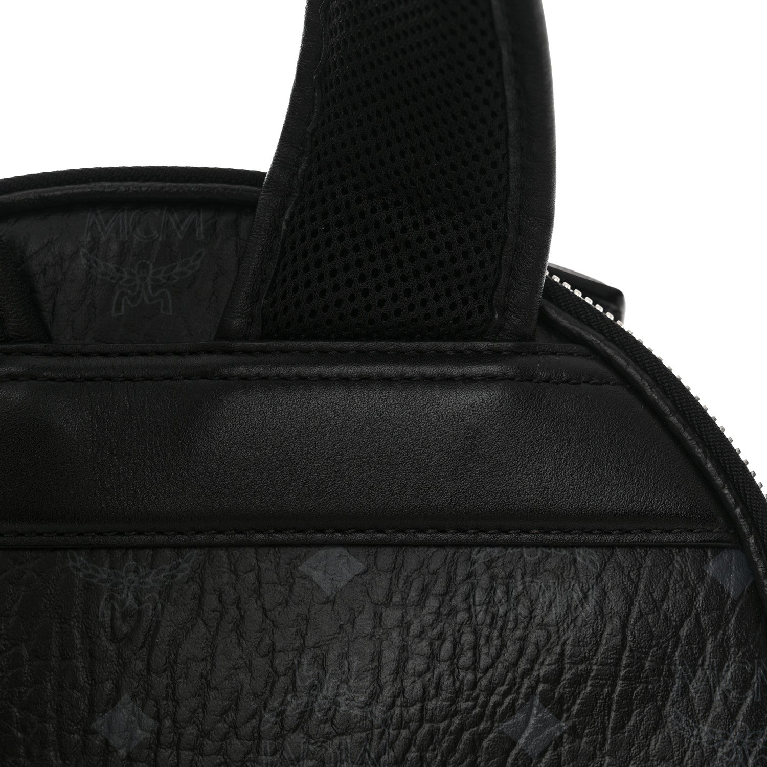 MCM Visetos Medium Stark Backpack Black 12 of 12