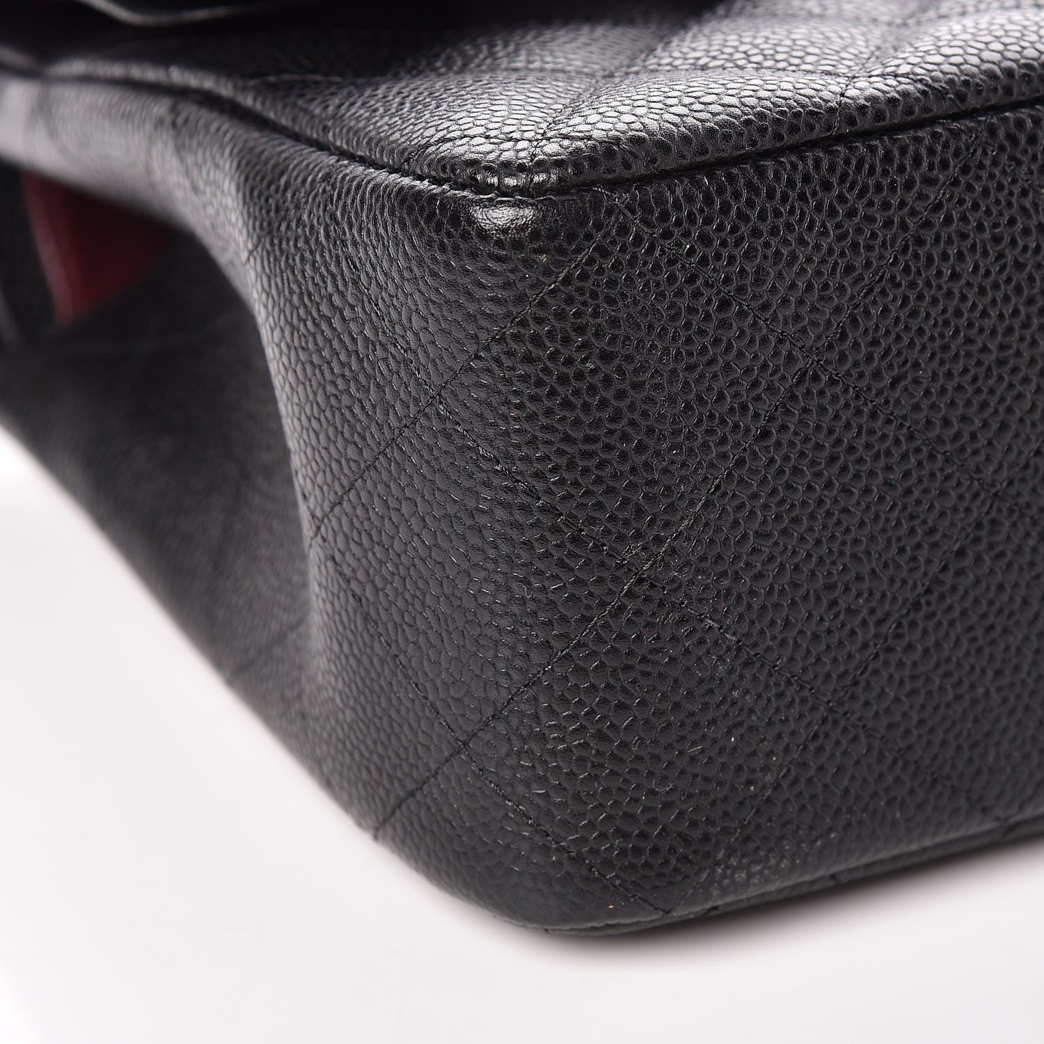 Chanel Caviar Quilted Jumbo Double Flap Black 9 of 11