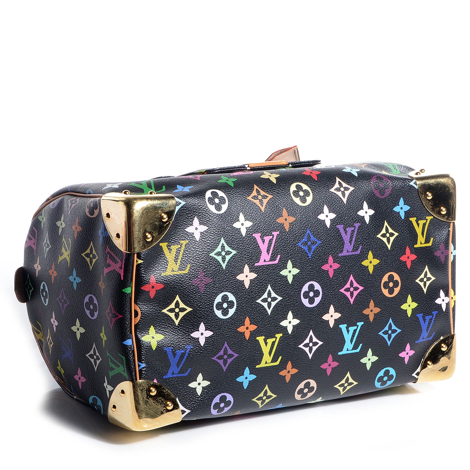 Louis Vuitton Monogram Multicolor Speedy 30 Black 4 of 7