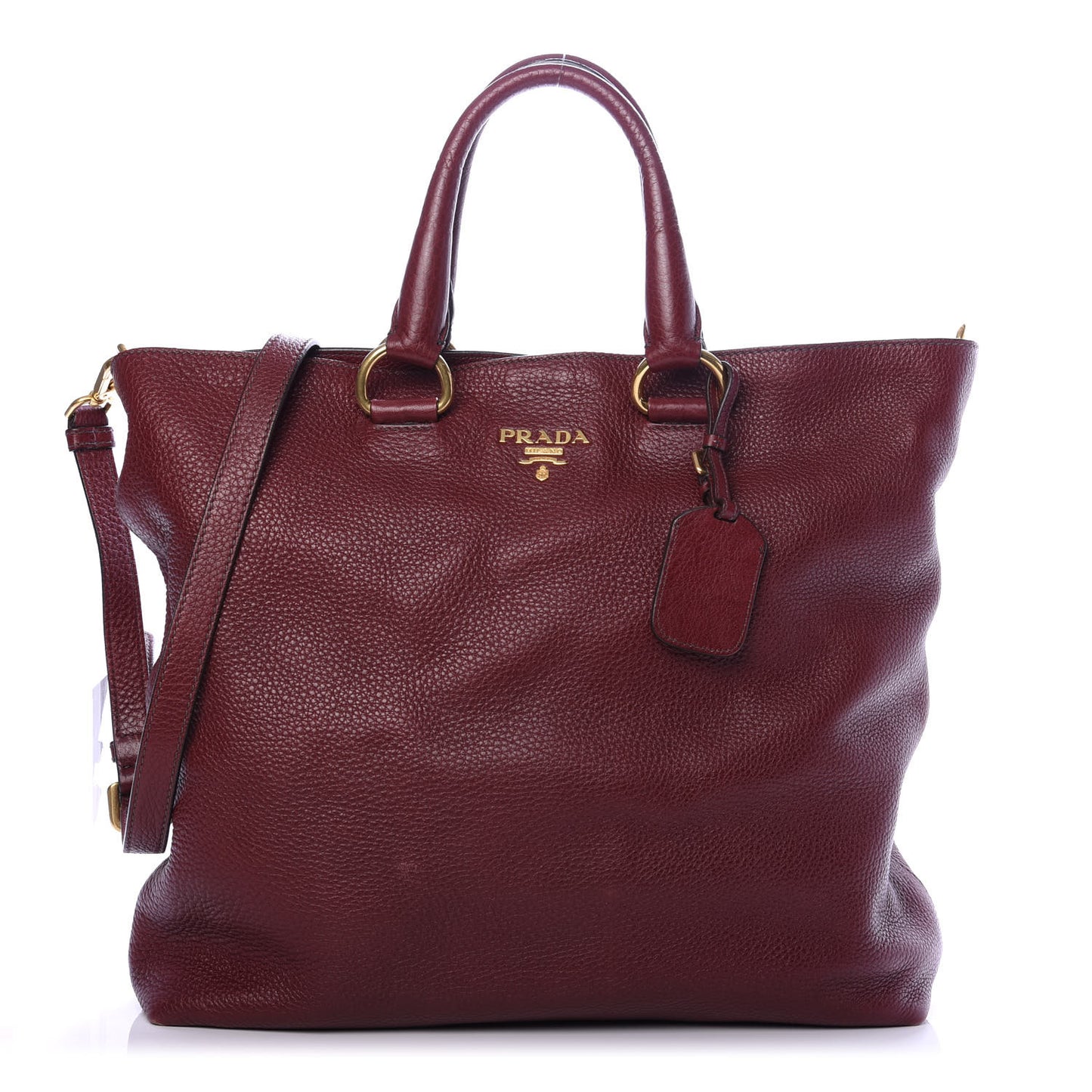 Vitello Daino Tote Amaranto