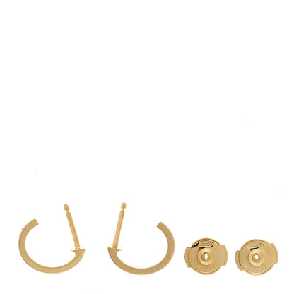 Cartier 18K Yellow Gold Small LOVE Hoop Earrings 3 of 6