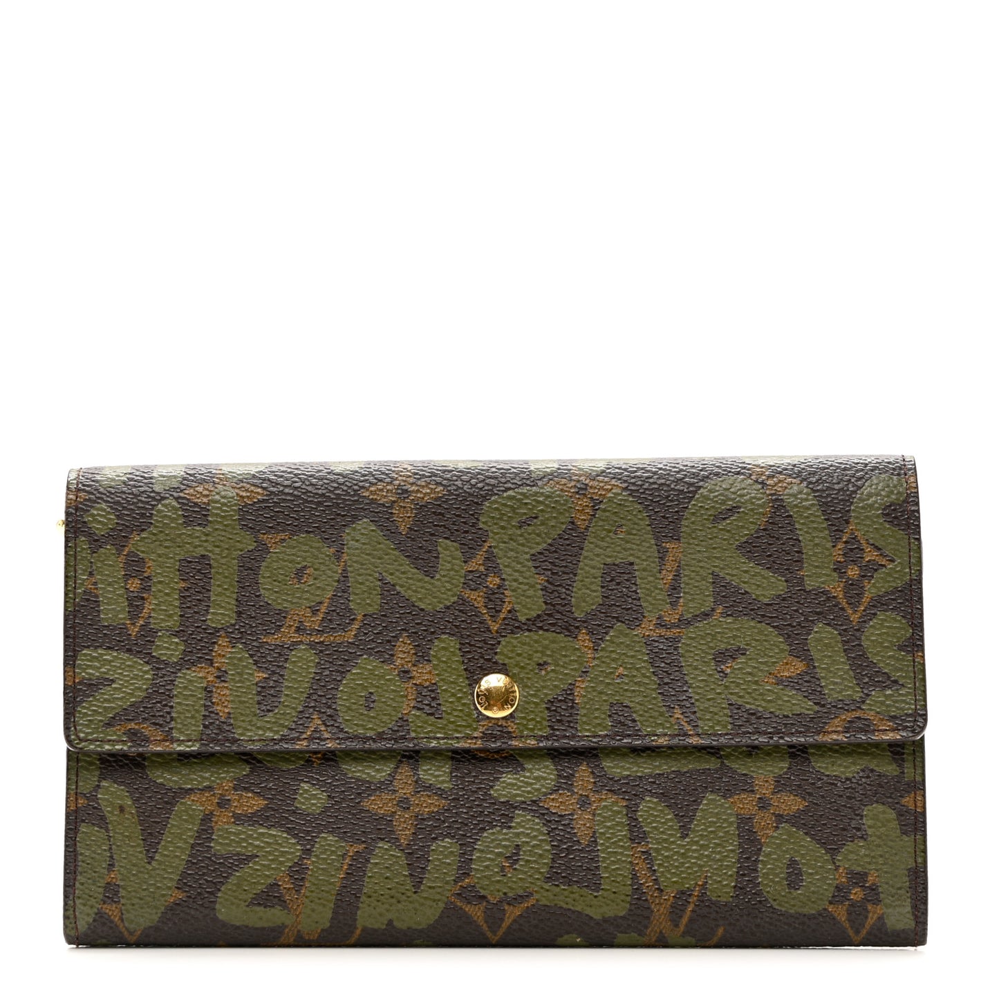 Monogram Graffiti Porte-Monnaie Wallet Kaki