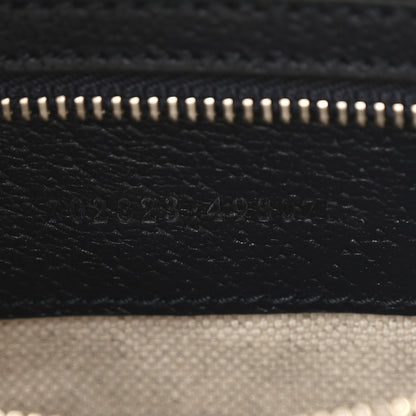 Gucci GG Supreme Monogram Textured Calfskin Web Large Attache Shoulder Bag Beige Blue 7 of 10