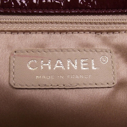 Chanel Patent Classic Flap Bordeaux Burgundy 8 of 12