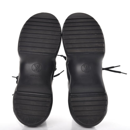 Louis Vuitton Calfskin Patent Monogram LV Archlight Sneakers 37.5 Black 5 of 9