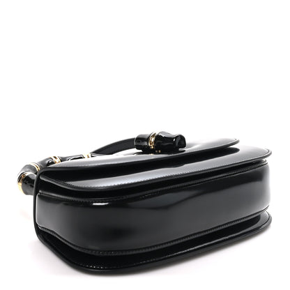 Gucci Shiny Polished Calfskin Medium Bamboo Luscious Green 3 of 9
