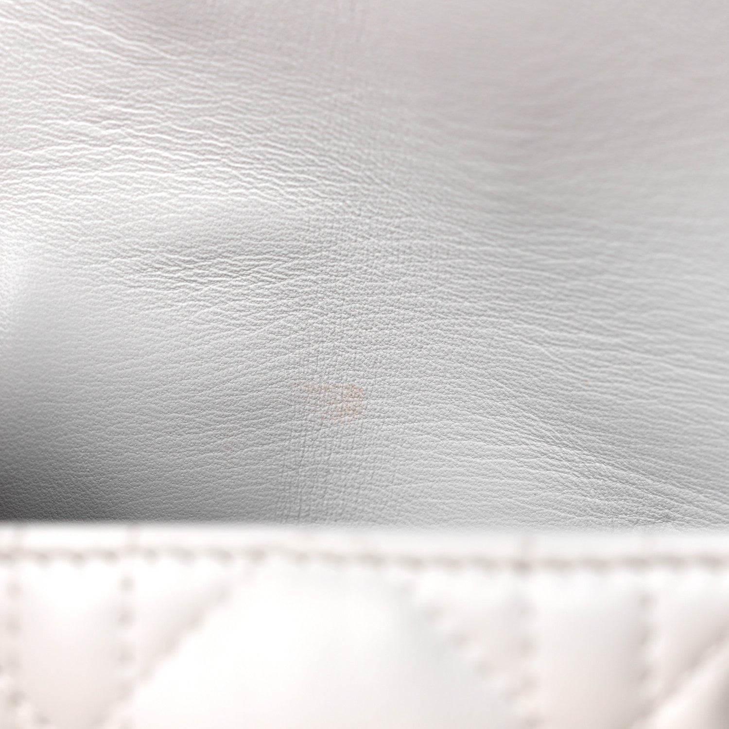 Christian Dior Lambskin Cannage Mini Lady Dior White 9 of 12