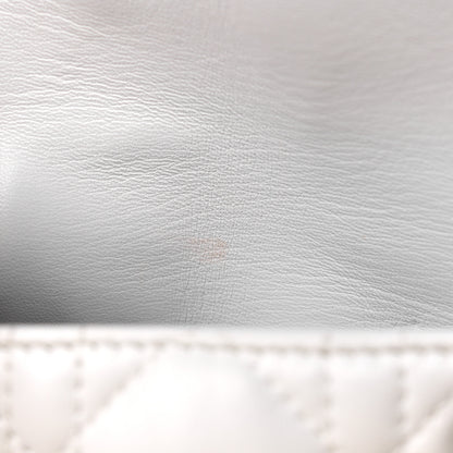 Christian Dior Lambskin Cannage Mini Lady Dior White 9 of 12
